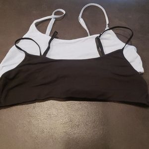 Bralette Bundle, soft blue and black, XL